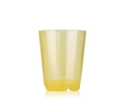 Drinking cup (yellow transparent), approx. 0,2 ltr 