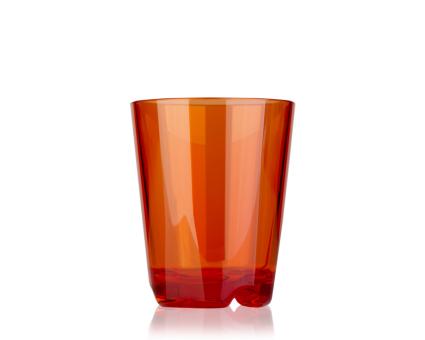 Trinkbecher (rot transparent), ca. 0,2 l 