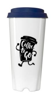 Coffee to go drinking cup (white), approx. 0,4 l 