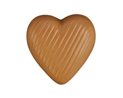 Praline Heart with lines 