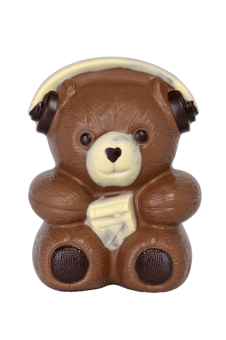 Bear with headphones 