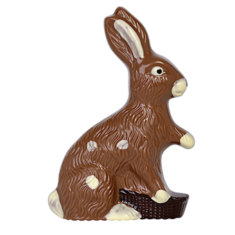 Lapin avec panier 