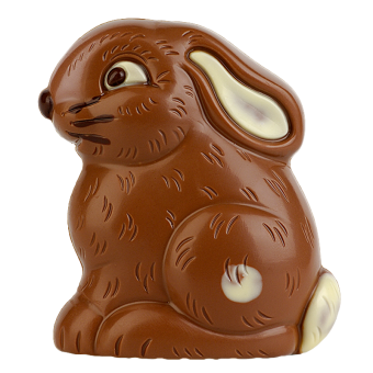 Lapin assis 