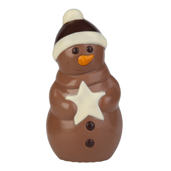 Snowman with star 