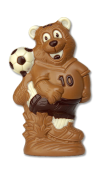 Bear with football 